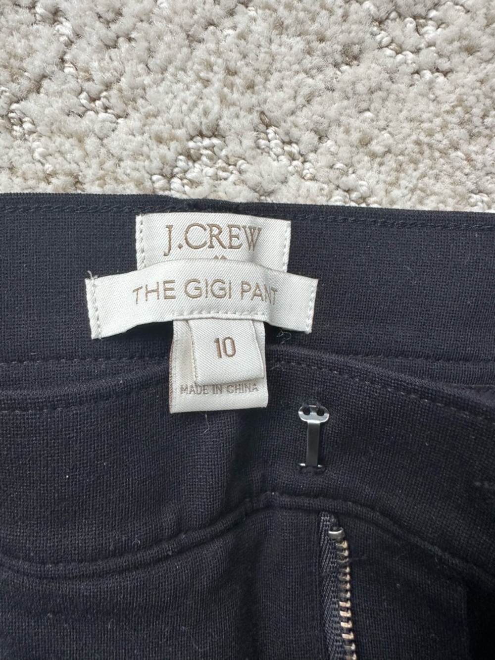 J. Crew Gigi Pant in Black - Picture 3 of 5